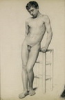 Youthful Nude Male Figure
