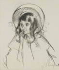 Sara Wearing Her Bonnet and Coat