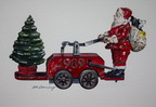 Santa Claus Handcar