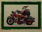 Santa on a Motorcycle