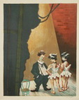 Clown with Two Dancers
