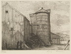 Untitled (Barn with Silo)