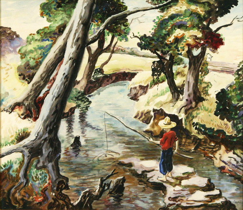 Boy Fishing