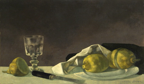 Lemon, Glass, and Knife