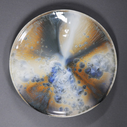 Crystal-Glazed Plate