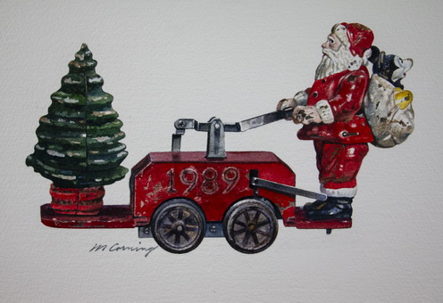 Santa Claus Handcar