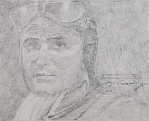 Pilot Baron von Richthofen “The Knight of Germany” (Sketch)