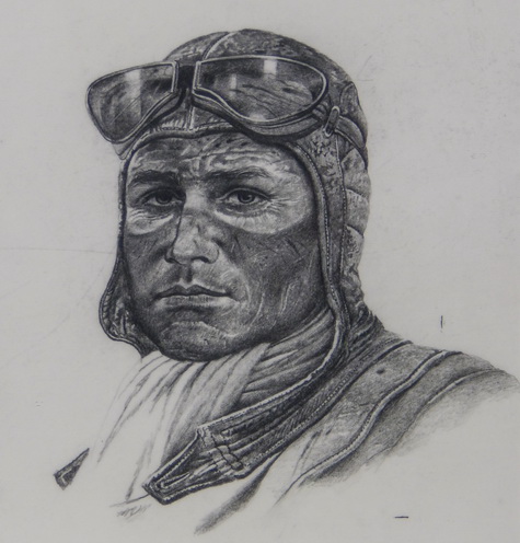 Pilot Baron von Richthofen “The Red Knight of Germany”