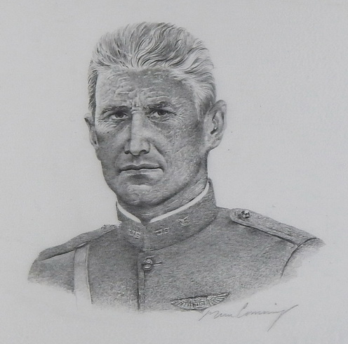 Frank Luke Jr. (Facial Sketch)