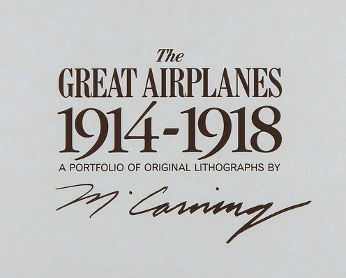“The Great Airplanes 1914-1918” Title Page