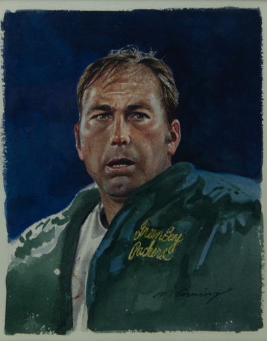 Bart Starr and Trading Card
