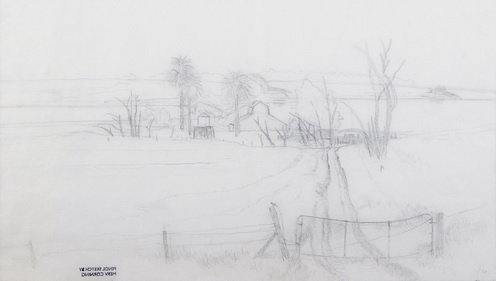 Guadalupe Farm, Red Wing Blackbird (Sketch)