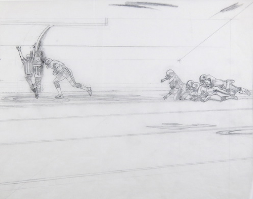 Super Bowl XII Cowboys vs. Broncos (Sketch #1)