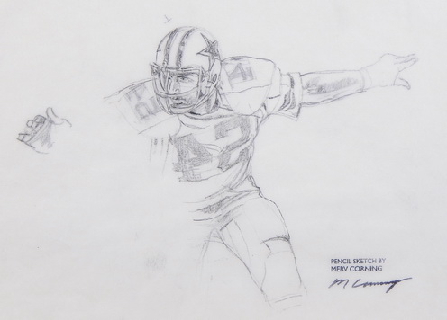 Super Bowl XII Cowboys vs. Broncos (Sketch #7)