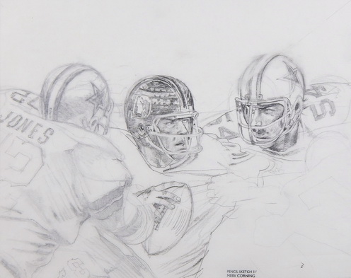 Super Bowl XII Cowboys vs. Broncos (Sketch #9)