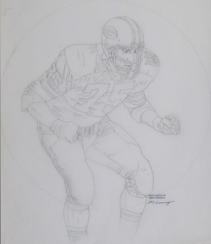 Forest Gregg – Green Bay, Tackle (Sketch #1)