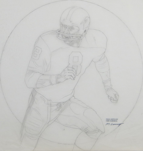 Larry Wilson, St. Louis Cardinals, Safety (Sketch #1)