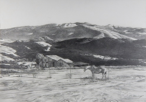 High Country (Mylar Drawing)