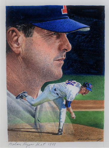 Nolan Ryan - Texas Ranger (Study)