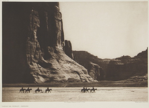 Navajo Riders in Canyon De Chelly