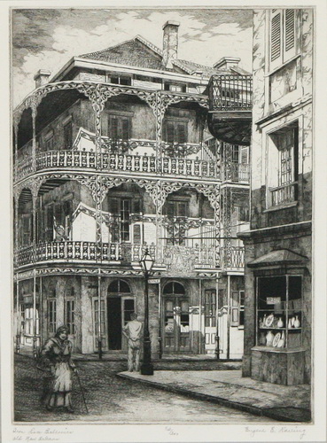 Iron Lace Balconies - Old New Orleans