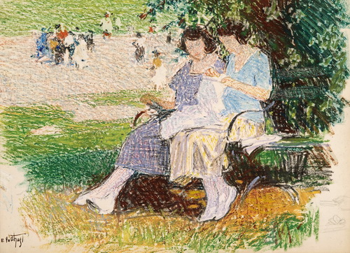 Sewing, Central Park