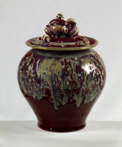 Acorn Lidded Jar