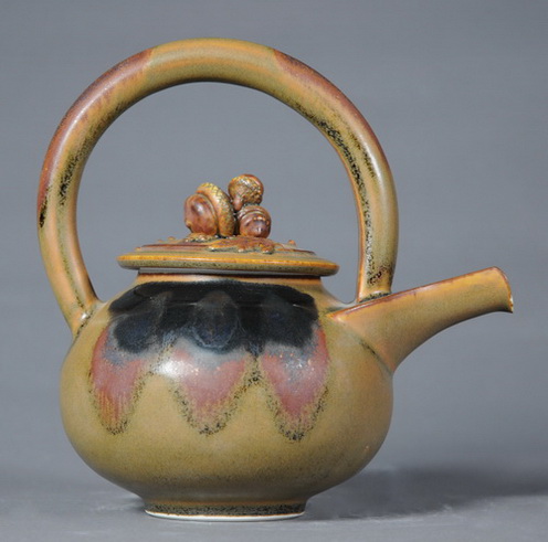 Teapot with Acorns