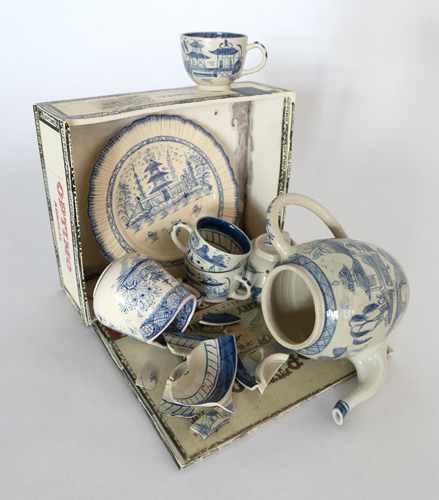 Canton Creamware Collection Spill