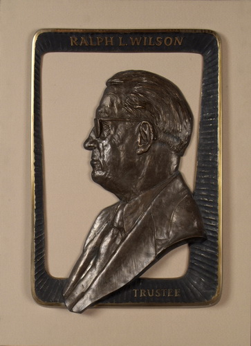 Bronze Relief Bust Of Ralph L. Wilson